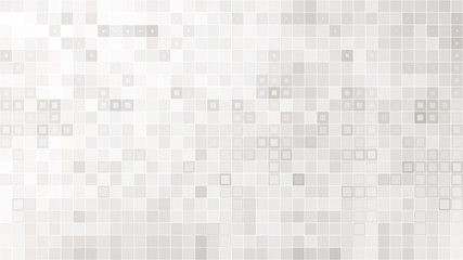 White vector squared mosaic seamless pattern.