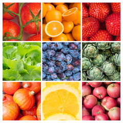 Gesunde Nahrung, Obst und Gemüse
