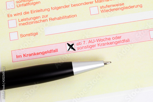 Krankengeldfall Stock Photo And Royalty Free Images On Fotolia