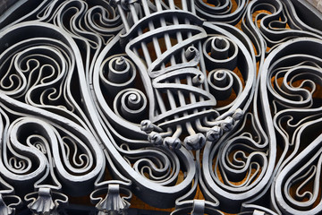 Wrought iron by Gaudì in Barcelona