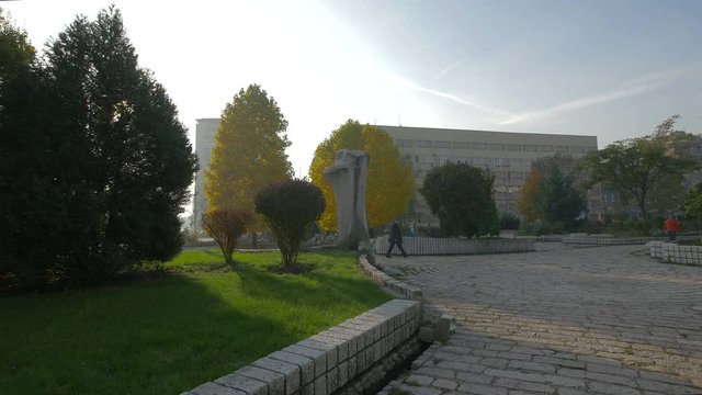 Park with Duro Dakovic sculpture