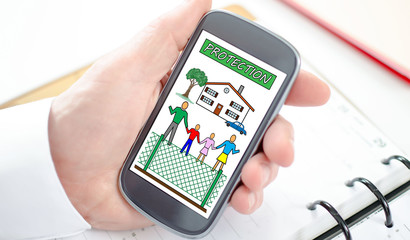 Protection concept on a smartphone