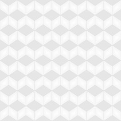 Seamless grey and white blockchain technology pattern. Vector busines background.