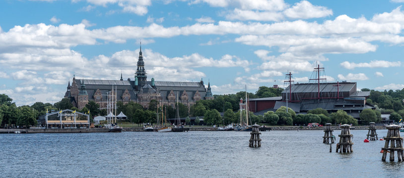 View On Djurgarden Island In Central Stockholm