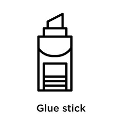 Glue stick icon isolated on white background