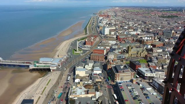 View from the top of Blackpool Tower