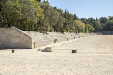Ancient stadium, Acropolis of Rhodes