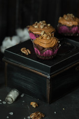  Muffins with a nut cream