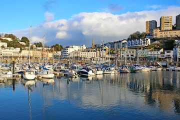 Fototapeta na wymiar Torquay harbour, Devon