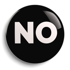 No Word Graphic Symbol Isolated