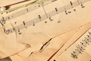 Sheet Music, vintage./Sheet Music, Music, Choir, Opera, Orchestra