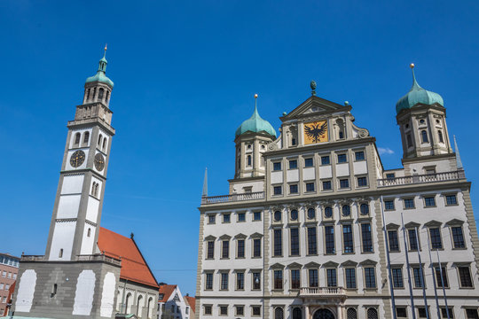 Rathaus und Perlachturm Augsburg