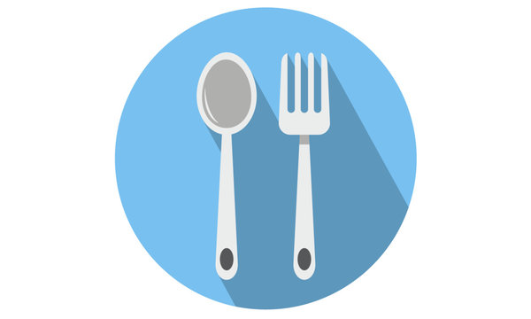 Fork and Spoon Vector Icons- Food icons