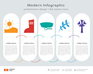 sun infographics design