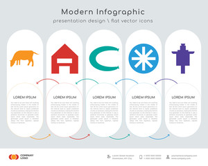 cow infographics design