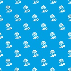 Fan repairpattern vector seamless blue repeat for any use