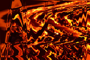 
Abstract drawing in colors of a fiery texture.