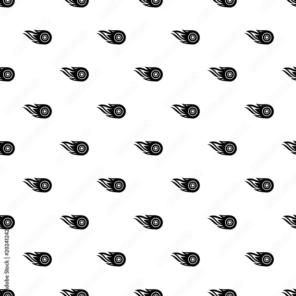 Poster wheel fire pattern vector seamless repeating for any web design