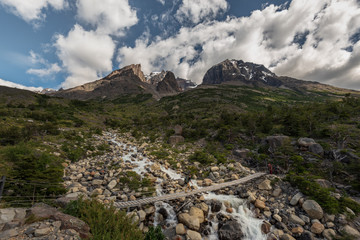 Naklejka na ściany i meble Patagonia mountains