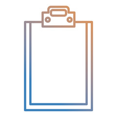 clipboard checklist isolated icon vector illustration design