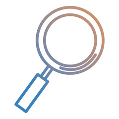 magnifying glass isolated icon vector illustration design