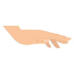 hand human isolated icon vector illustration design
