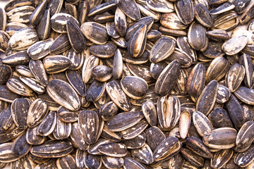 Obraz premium Closeup of an Assortment of Sunflower Seeds