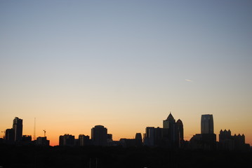 Fototapeta na wymiar Sunset Skyline