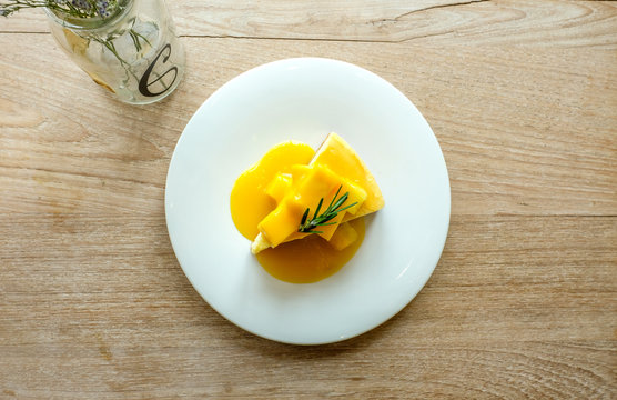 mango cheesecake