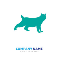 black bobcat company logo design