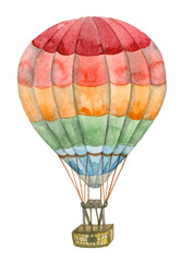 Air balloon watercolor