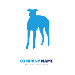 Obraz premium black greyhound company logo design