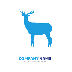 black bull elk company logo design