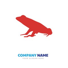 black frog company logo design