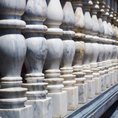 Thai traditional marble fence