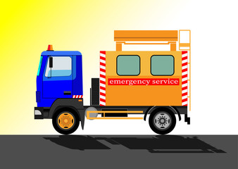 emergency service car