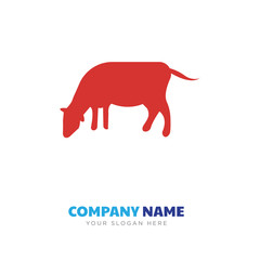 cow company logo design