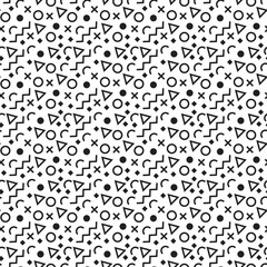 memphis pattern, seamless trend background