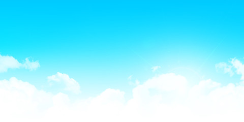 空　夏　風景　背景 