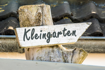 Schild 247 - Kleingarten