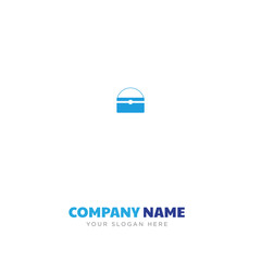 Fototapeta premium Purse with white details company logo design