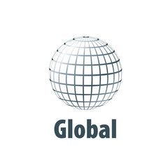 vector logo globe
