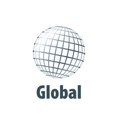 vector logo globe