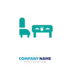 Teacher desk company logo design