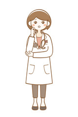 若い女性医師