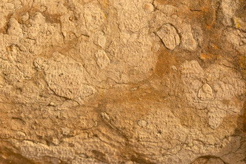 Close-up photo of natural white and red antique stone wall