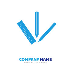 School material company logo design