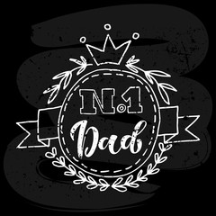 Happy Fathers Day Greeting Card Template