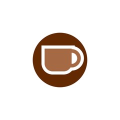 coffee symbol. cafe icon. hot drink logo. vector eps 08.
