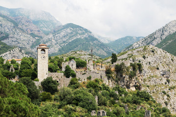 Fototapeta na wymiar Old Bar citadel, Montenegro